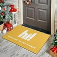 thumbnail image 4 of Yellow Entrance Door Mat Indoor Outdoor Carpet With Durable Pvc Material, Anti Skid Surface And Dust Trap Design For Entryway Hallway Home Decor, 4 of 7