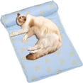 thumbnail image 4 of Bed For Dogs And Cats Ice Soft And Washable Breathable Cushion Sleeping Mat With Pillow For Summer 60 X 40 X 15 Cm, 4 of 7