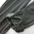 thumbnail image 7 of DHFJKG Mens Lightweight Pajamas Pants High Stretchy Solid Color Loose Fit Elastic Waist Ankle-Tied Sleepwear Pants Classic Nightwear, 7 of 7