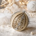 thumbnail image 7 of Rhinestone Pearl Christmas Ornament,Bling Glitter Hanging Decor,Elegant Sparkling Xmas Tree Mantel Window Holiday Decor,B, 7 of 7