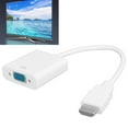 thumbnail image 4 of Convertisseur VGA, Câble Convertisseur Multifonction Portable Résistant à l'Usure Interface Multimédia HD vers VGA pour Moniteur Projecteur pour Ordinateur pour Portable Noir,Blanc, 4 of 8