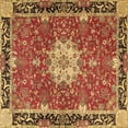 thumbnail image 1 of Ahgly Company Indoor Square Persian Brown Traditional Area Rugs, 3' Square, 1 of 4