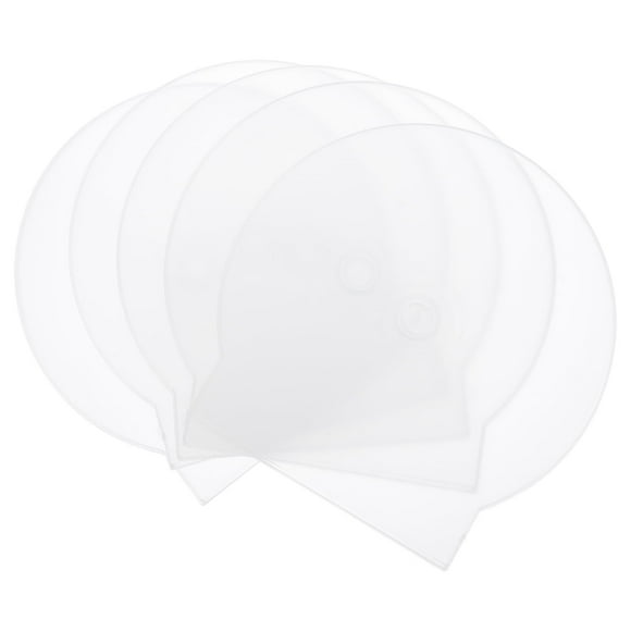 Plastic Organiser Tray CD Case Transparent Clear Cases Dvd Storage Sleeves Organizer Thicken Travel 40 Pcs