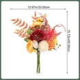 thumbnail image 2 of OUNONA Multi-Color Artificial Flowers for Home and Wedding Decoration, Plastic Simulation Plants, 1 Bunch, 2 of 6