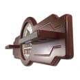 thumbnail image 2 of Texas State University Solid Wood Cue Rack with a Chardonnay Finish, 2 of 3
