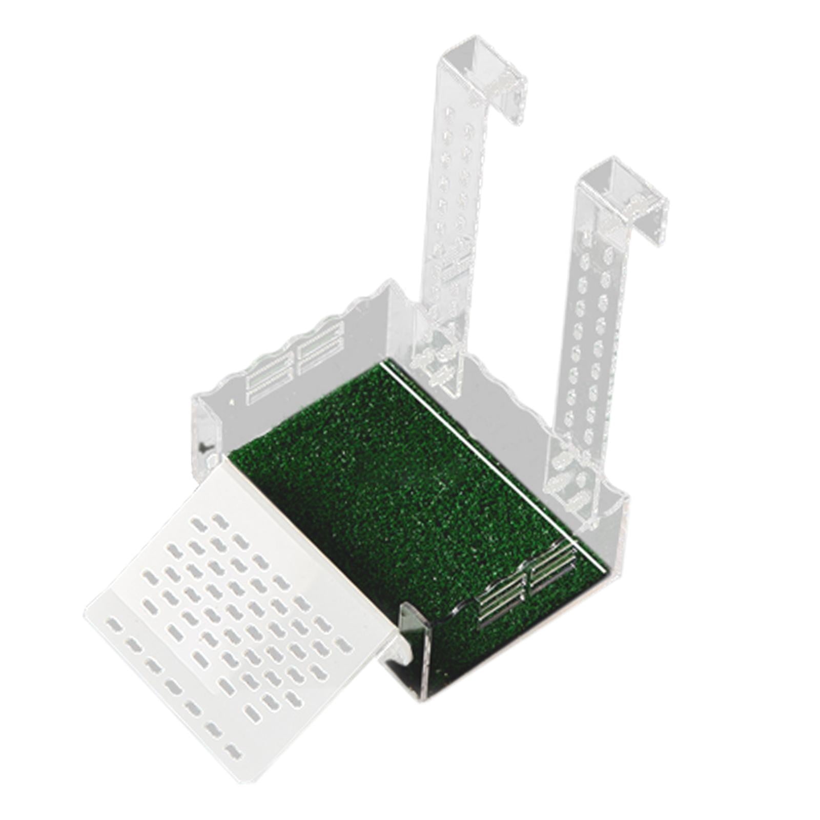 Turtle Basking Platform,Aquatic Turtle Basking Platform Ramp Clear,Dock Resting Aquarium Tank Decorations Hanging,Reptile Habitat Accessories Bask Terrace Climb,Reptile Hideout 18cmx12cm