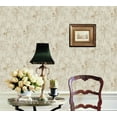 thumbnail image 2 of Floral Dark Tan, Brown Distressed Flowers Wallpaper Roll, 2 of 2
