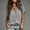 Gray, variant on Refreshing Tops for Women Trendy 1/4 Sleeve V-Neck Pull-on Pink Modern Minimalist Solid Blouses & Tops Pink,Xl