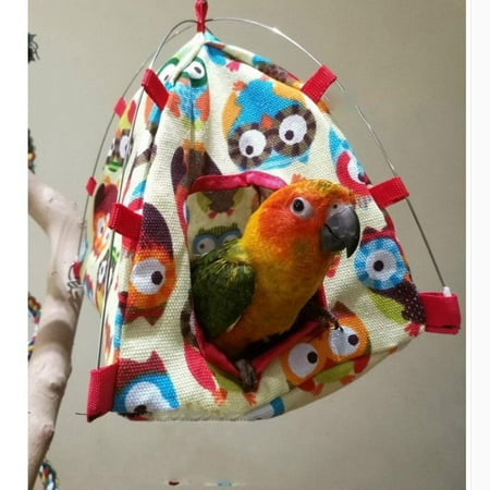 Bird Bed Parrot Sleeping Tent Nests Hanging Hammock Hangable Cockatiel