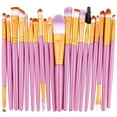 thumbnail image 2 of Makeup Brushes, Eye Brushes, 20-Piece Synthetic Hair Eye Makeup Brush Set for Powder Lip Eyeliner Eyeshadow with Wooden Handles, Professional Beauty Tools for Home and Daily Use, 2 of 4