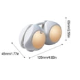 thumbnail image 4 of Ventilador de cuello halter portátil Mute 800mAh Ventilador de refrigeración plegable para la oficina de la escuela en casa, 4 of 5