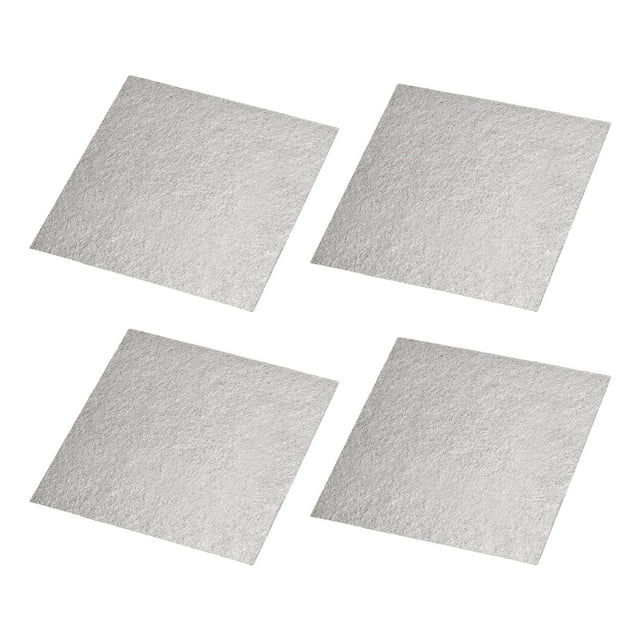 Unique Bargains 4 Pcs Plaque de Mica Guide d'Ondes Feuille d'Isolation Four à Micro-Ondes 4,7 x 4,7 Pouces