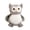 Gray, variant on Oioii Novel Cute Owl Plush Doll, Adorable Stuffed Animal Ornament, Exquisite Soft Play Accessory, Perfect Holiday & Daily Gifting Prop for All,Gray