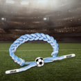 thumbnail image 3 of de cuerda Brazaletes de fútbol Hombres Mujeres s de fútbol Colco Pulsera trenzada, 3 of 8