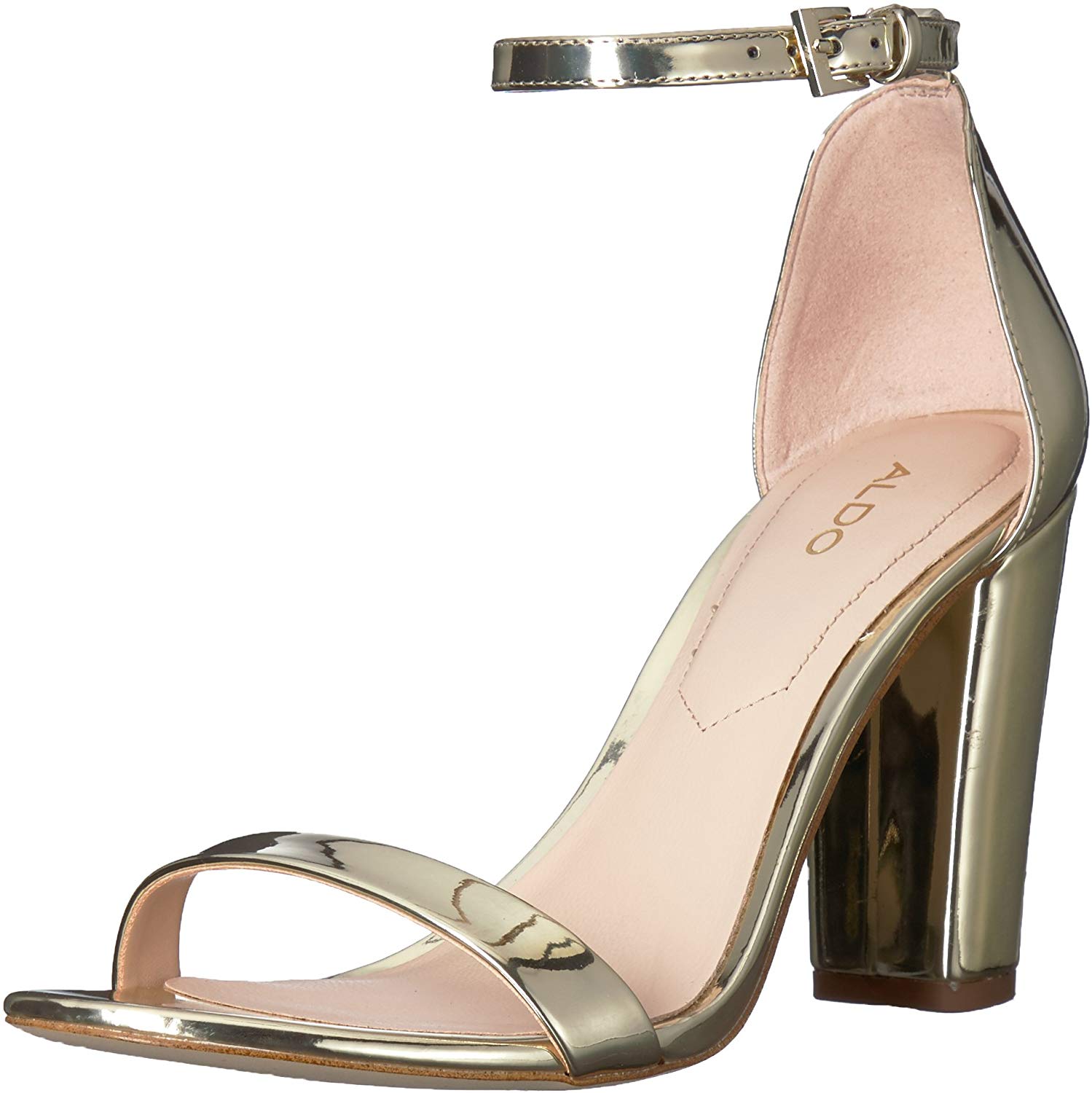 aldo gold heeled sandals