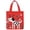 Red - Dog, variant on Gustave Crochet Tote Bag for Women Aesthetic Knitted Shoulder Handbags Christmas Printed Large Hobo Grocery Shopping Bags - Santa Claus