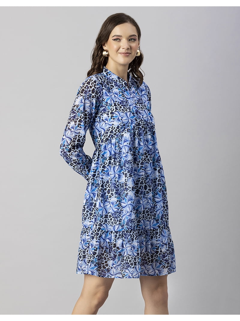 mandarin collar mini dress White Mandarin Collar Button Mini Dress
