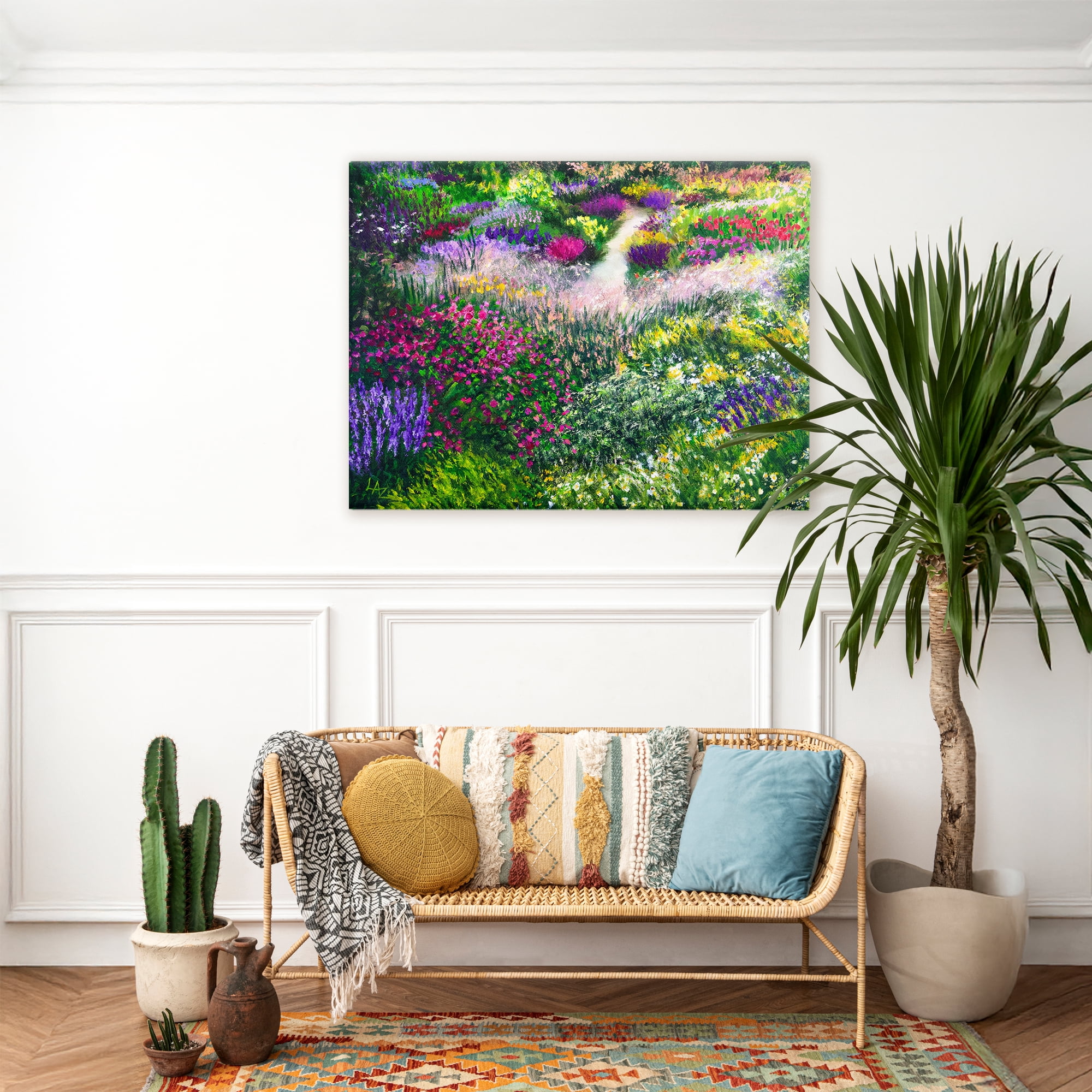 Stupell Industries Breath Of Spring Meadow Canvas Wall Art, design by Lee Ann Zirbes