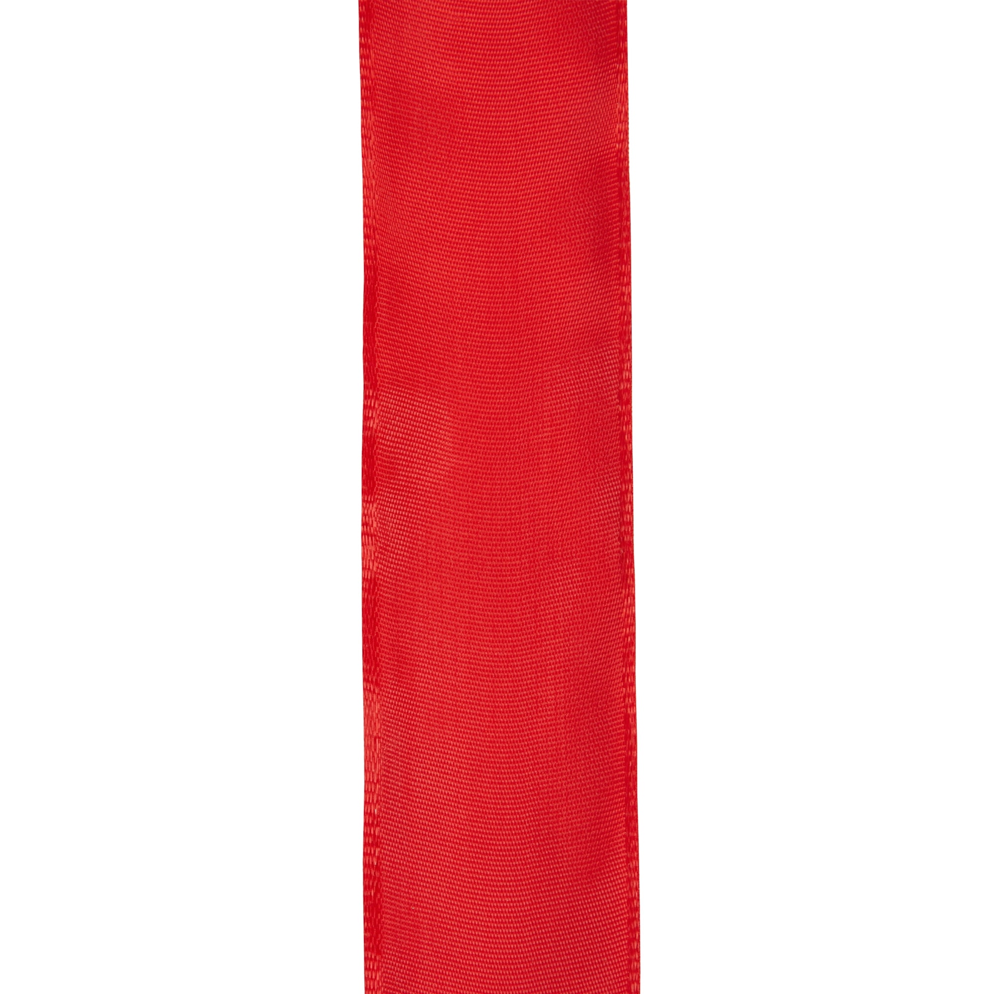 Offray Ribbon, Red 1 1/2 inch Wired Edge Woven Ribbon for Crafts, Gifting, and Wedding, 9 feet, 1 Each
