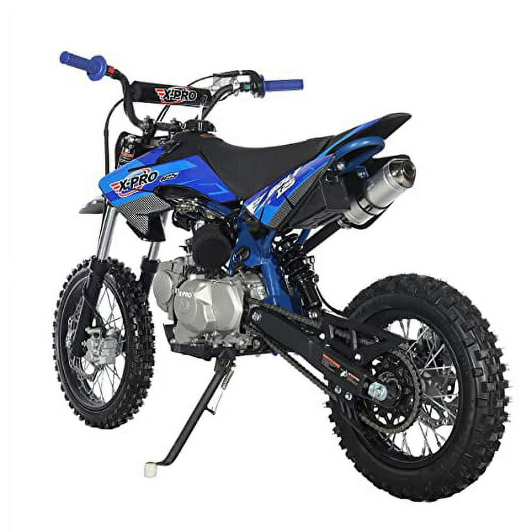  X-PRO 125cc Kids Dirt Bike Pit Bike Youth Dirt Pit Bike with  4-Speed Manual Transmission Zongshen Engine,Big 14/12 Tires,Blue :  Automotive