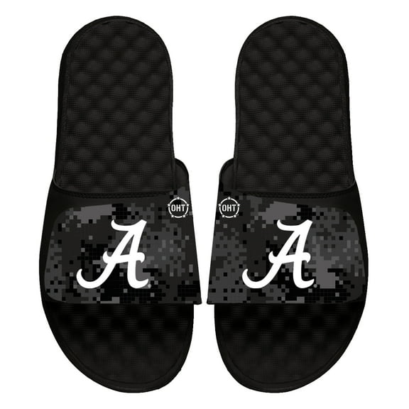 Unisex ISlide  Black Alabama Crimson Tide Digi Camo Slide Sandals