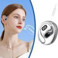 thumbnail image 4 of Open Ear Intelligent Voice Translation Headset, Bluetooth 5.3, Earphones Wireless Earbuds with Earhooks and Mic, IPX5 Waterproof, 64H Range, Out of Ear Earbuds for Sports Running Workout Driving, 4 of 7
