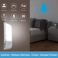 thumbnail image 3 of Lámpara de armario con sensor de movimiento automático de 2 piezas, luz nocturna portátil, LED recargable por USB con pegatinas magnéticas, cálida para armario, pasillo y escalera., 3 of 5
