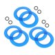 thumbnail image 3 of Flush Valve Seal Replacement Ring Flush Valve Seals Toilets Replacement Parts Homeowners 10.80X10.80X0.25cm Sealing 6 Sets, 3 of 4