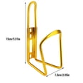 thumbnail image 3 of Soidarity 2 piezas de bicicletas de montaña, botella de agua, soporte para bebidas, aleación de aluminio, tetera para beber, jaula para vasos, Ciclismo Amarillo, 3 of 6