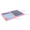 thumbnail image 2 of unbranded Calculadora Solar De Escritorio Con Pantalla Grande Y Tableta De Notas Rosa, 2 of 6