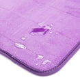 thumbnail image 5 of DODOING Memory Foam Toilet Bathroom Rugs U-Shaped Contour Toilet Mat, Non Slip, Machine Washable, Absorbent, Super Cozy Velvet Bathroom Toilet Carpet, 20 inches X 24 inches Contour, 5 of 5