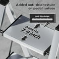 thumbnail image 3 of 3 Step Ladder,Aluminum Lightweight Folding 3 Step Stool with Anti-Slip Wide Pedal,330lbs Capacity Step Ladder for Household,Kitchen,Office - Silver, 3 of 16