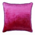 thumbnail image 2 of Pillow Case, Pink Pillow Cover 24x24 inch (60x60 cm), Designer Fuchsia Pink Shams, Solid Beaded Cord Pillow Shams, 24x24 inch (60x60 cm) Pillow Sham, Square Velvet - Fuchsia Love, 2 of 4