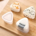 thumbnail image 2 of 2 Pieces Triangle Sushi Rice Ball Mold  Maker Rice Mold DIY Tool for Making Onigiri, 2 of 9