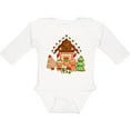 thumbnail image 3 of Inktastic Gingerbread House Christmas Boys or Girls Long Sleeve Baby Bodysuit, 3 of 5