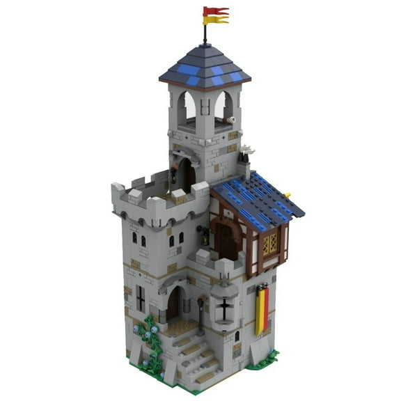 MOC-92106 Modular Medieval Castle’s Keep Building Blocks Set Tower MOC Bricks Gift Toys 1366pcs