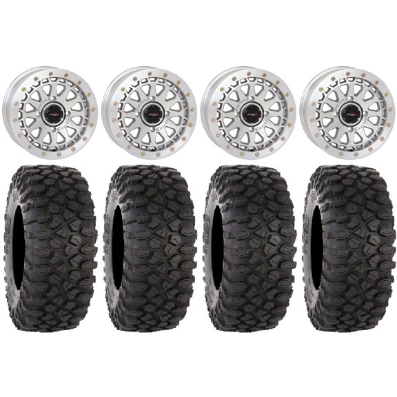 System 3 SB-6 15" Wheels Machined (6 1) 35" XC450 Tires Polaris RZR XP 1000 / PRO XP / Ranger XP 900/1000