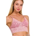 thumbnail image 4 of Washed Ribbed Bra Padded Tank Top, 4 of 4