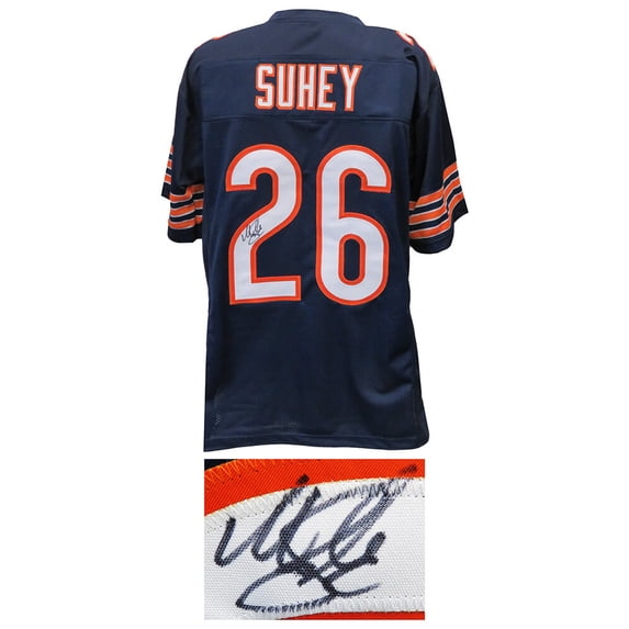 Matt Suhey Signed Navy Custom Football Jersey