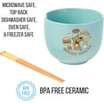 thumbnail image 3 of Silver Buffalo Scooby-Doo Scooby Snacks Ceramic Ramen Noodle Rice Bowl with Chopsticks, Microwave Safe, 20 Ounces, 3 of 10