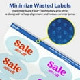 thumbnail image 5 of Avery Matte Clear Oval Scalloped Labels, 1-1/8" x 2-1/4", 525ct, 5 of 10