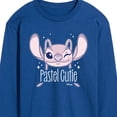 thumbnail image 3 of Disney - Lilo & Stitch - Angel's A Pastel Cutie - Men's Long Sleeve T-Shirt, 3 of 5