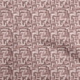 thumbnail image 1 of oneOone Rayon Dark Rose Brown Fabric Abstract Sewing Craft Projects Fabric Prints By Yard 56 Inch Wide, 1 of 4