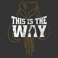 thumbnail image 2 of Men's Star Wars: The Mandalorian The Mandalorian The Way Silhouette  Graphic T-Shirt, 2 of 5
