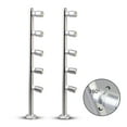 thumbnail image 2 of JEWELRY LED POLE LIGHT MODEL FY-55 SILVER 5-LIGHT HEAD, 2 of 2