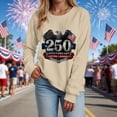 thumbnail image 4 of Leey-World Vintage 250 Years 1776-2026 250th Birthday 4th July T-Shirt 4th Of July Shirt(Beige,M), 4 of 9