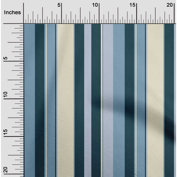 oneOone Cotton Flex Fabric Bayadere Stripe Fabric Prints By Yard 40 Inch Wide
