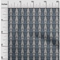 thumbnail image 1 of oneOone Silk Tabby Fabric Paisley & Floral Ikat Print Fabric BTY 42 Inch Wide, 1 of 4