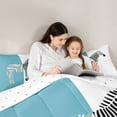 thumbnail image 5 of Homewish Female Men Wildlife Zebra Bedding Comforter Set 2pcs,Jungle Animal Stripes Twin Comforter Sets Microfiber,Vintage Aesthetic Breathable Bedding Set,Luxury Bedroom Decor,Reversible, 5 of 8