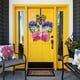 thumbnail image 4 of de tulipanes, casa de , de flores de mariposa, puerta delantera, , exterior, primavera, verano, decoración de BLESIY Corona de tulipanes, 4 of 8